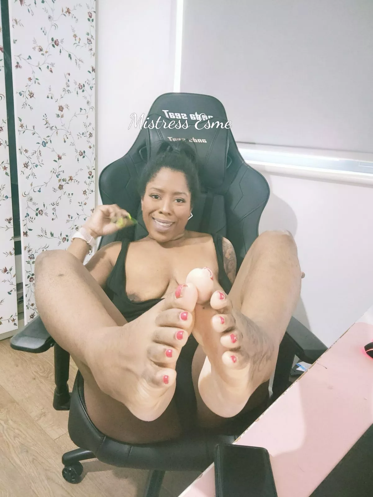 I think you should get your tongue out and start licking.