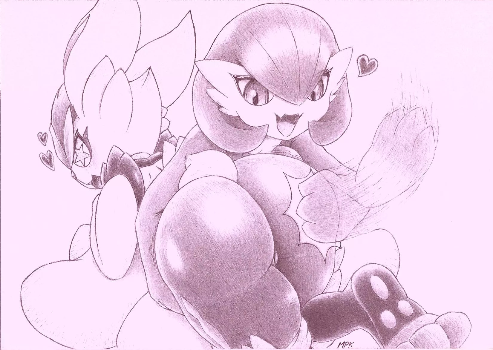 I thought Gardevoir was a psychic/fairy type when did she learn double slap? [FF] (fullfolka)