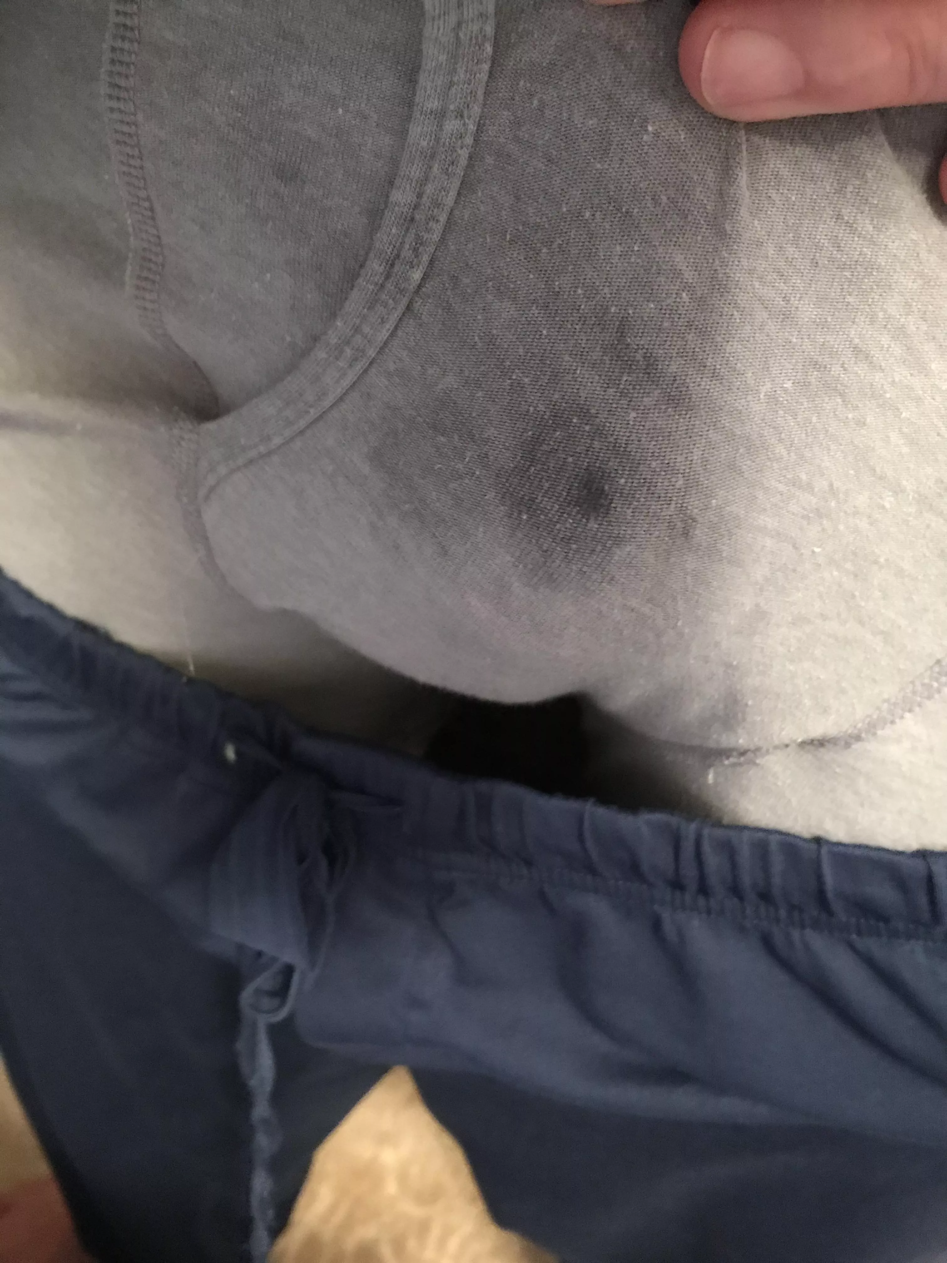 I thought I was a little wet..: