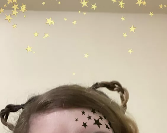 I tied my hair in bear ears. I think I do this tomorrow for my birthday!