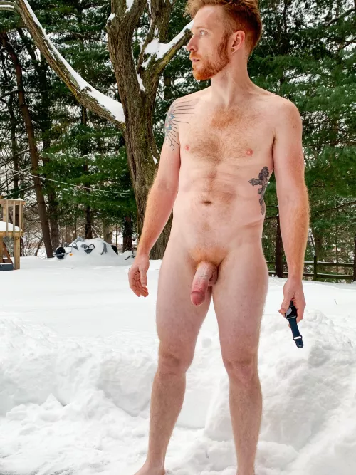 I told y’all it snowed ❄️❄️❄️❄️