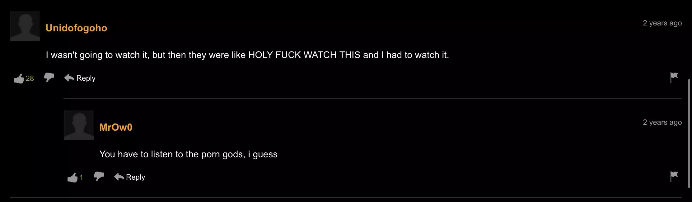 I too, watched because video said so I too, watched because video said so
