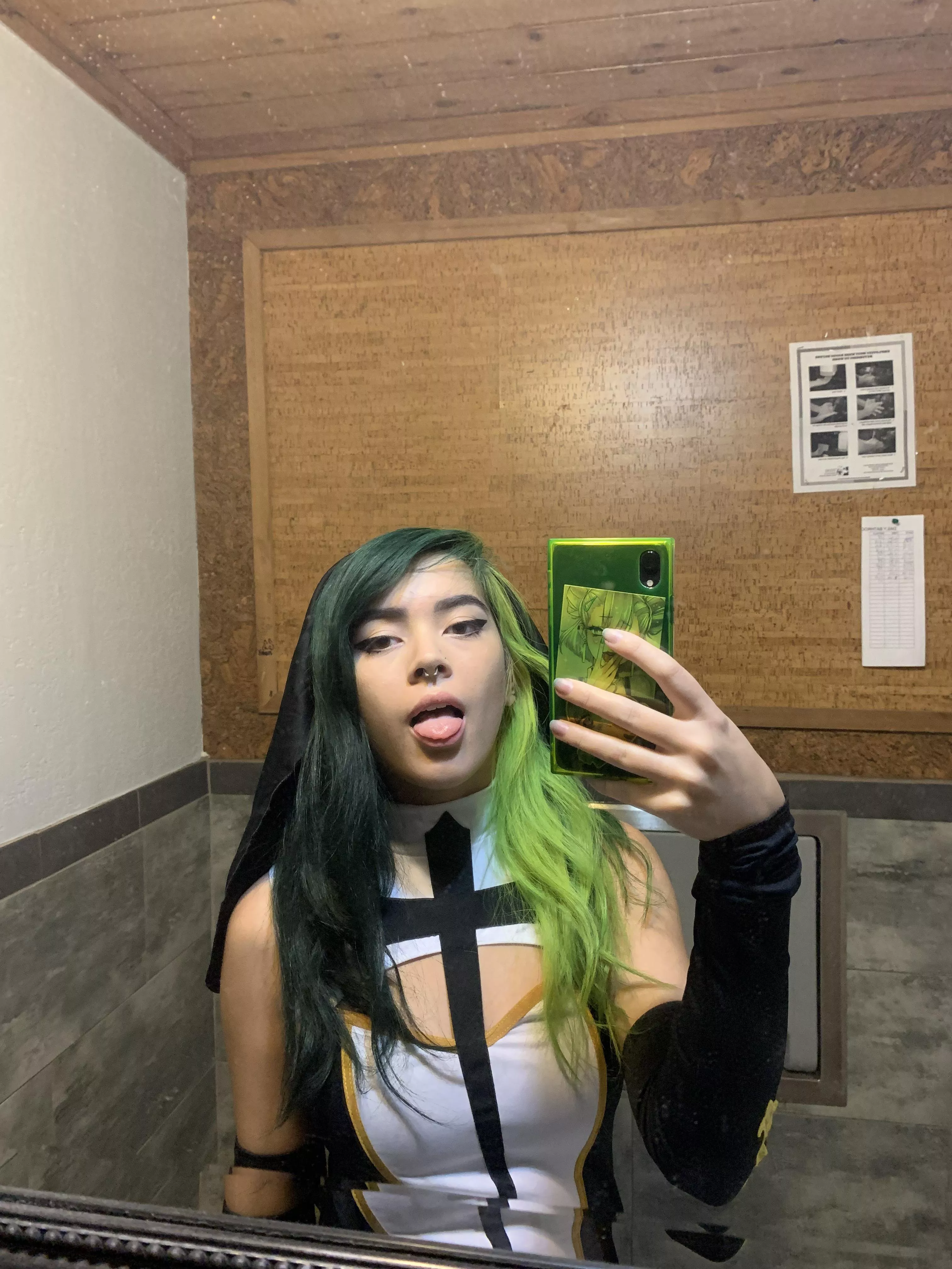 I took this in a bathroom but,,, glory to god in the highest ig