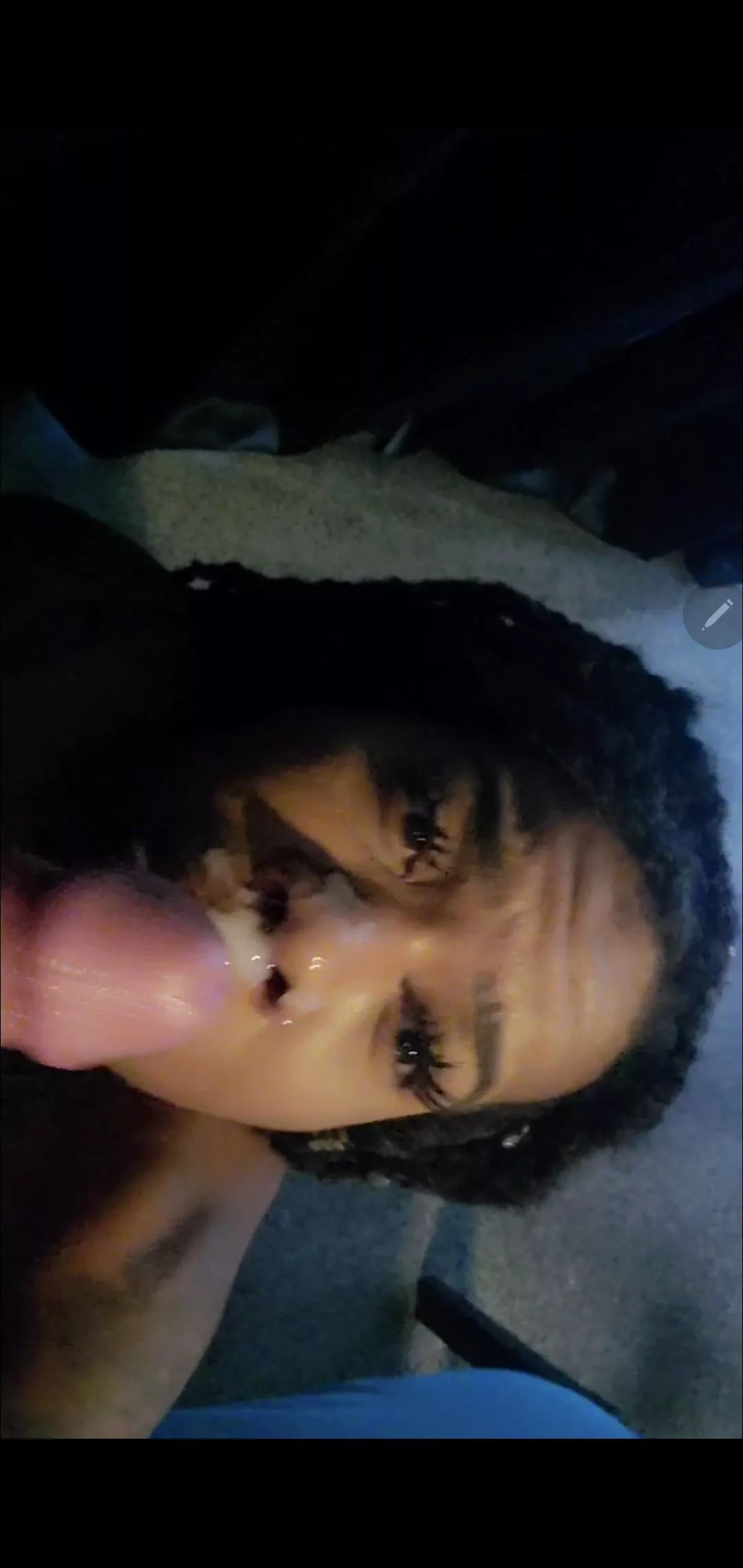 I usually prefer cum in me but today I let his BWC plaster my face with his thick white cum! Who else loves making chocolate glazed sluts? I usually prefer cum in me but today I let his BWC plaster my face with his thick white cum! Who else loves making chocolate glazed sluts?