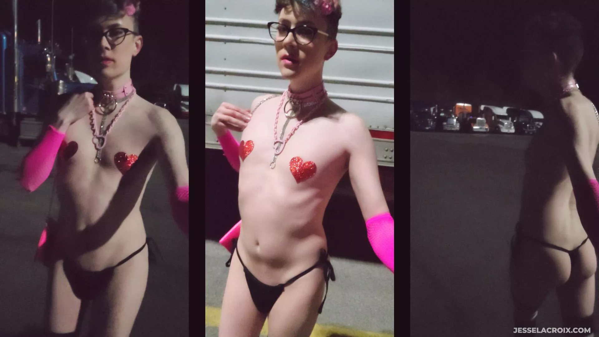 I walked around a truck stop like a true sissy whore, is this humiliating enough? I walked around a truck stop like a true sissy whore, is this humiliating enough?
