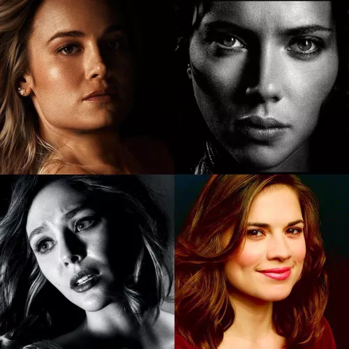 I want to have gay sex for the Marvel girls like Scarlett Johansson, Brie Larson, Elizabeth Osen, and Hayley Atwell