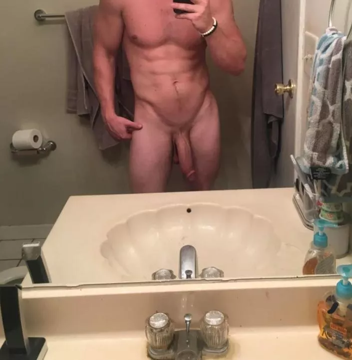 I want to watch myself fuck you against the mirror...