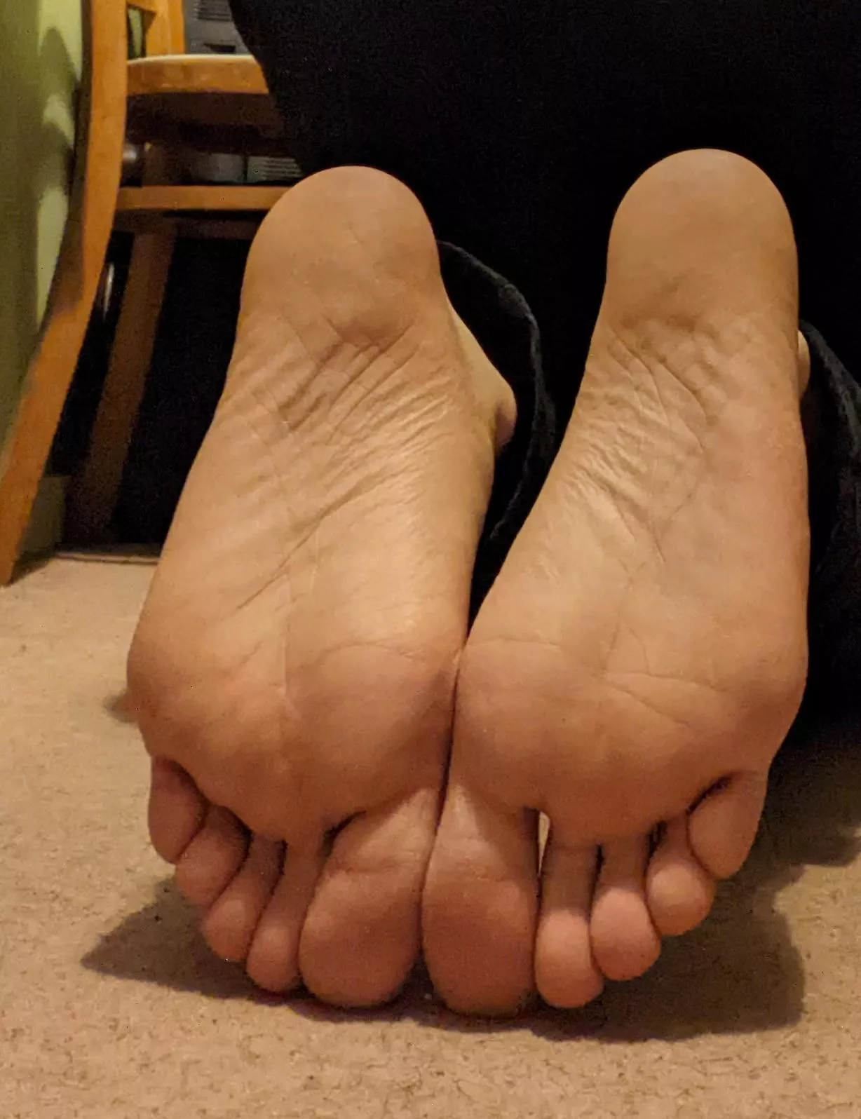I want you to cum on them