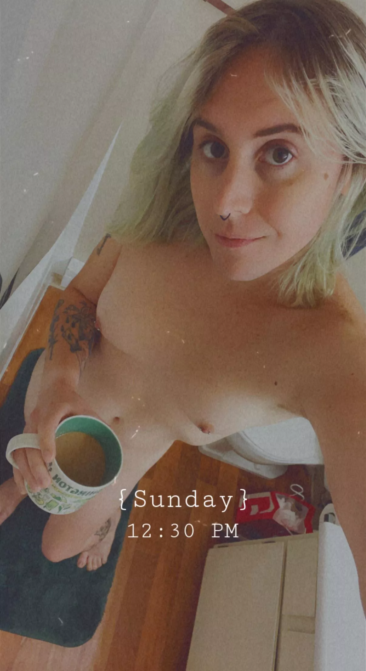 I was a bit late for having coffee today I was a bit late for having coffee today