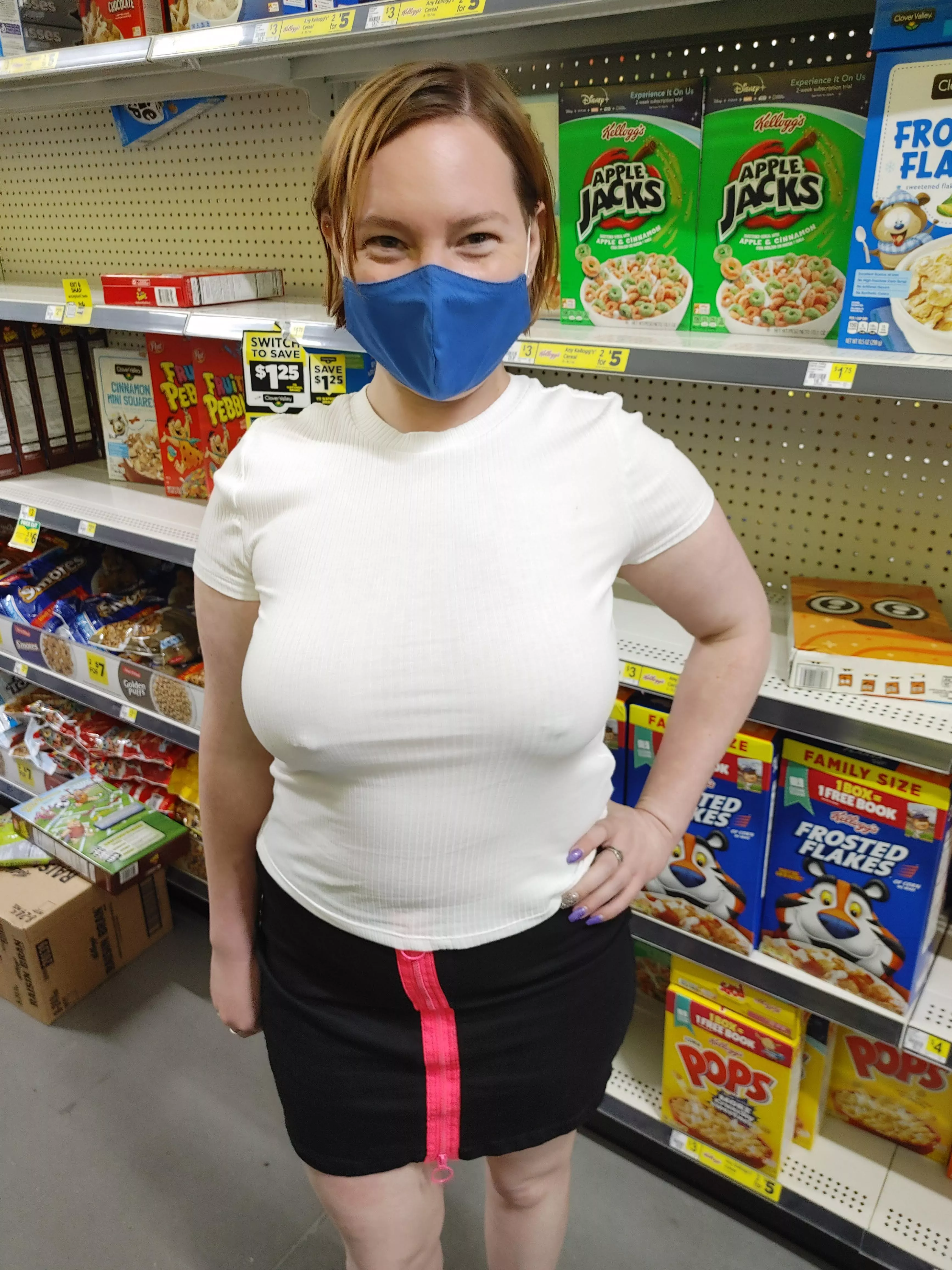 I was asked if I go out braless. The answer of course I do.