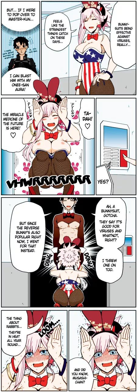 I was bored so i colored this bunny Musashi comic [Pororokka]