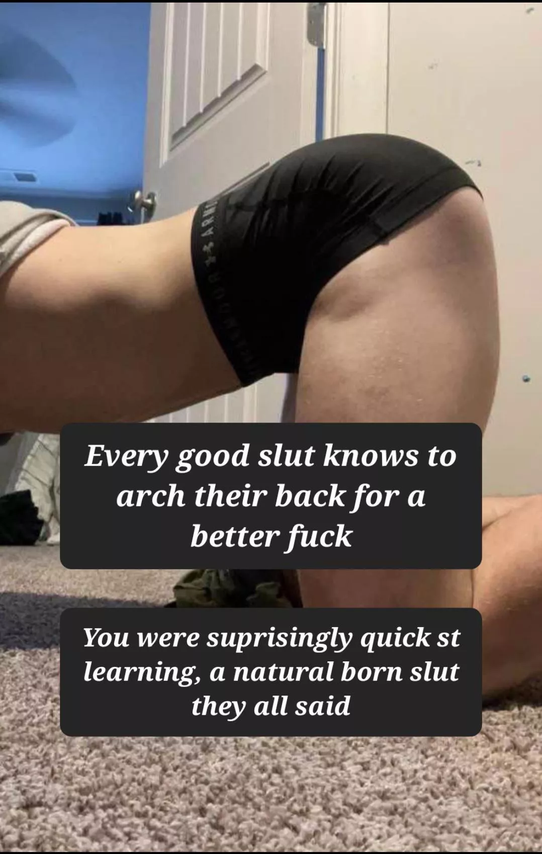 I was born to be a slut for real men I was born to be a slut for real men
