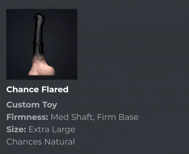 I was finally able to make a custom boy in the size and firmness I wanted. 😌