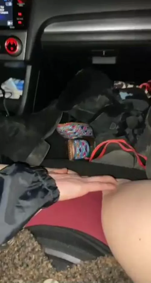 I was only supposed to flash the uber driver but.....