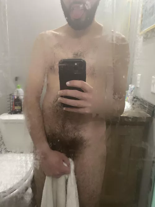 I was really feeling my bush 😛