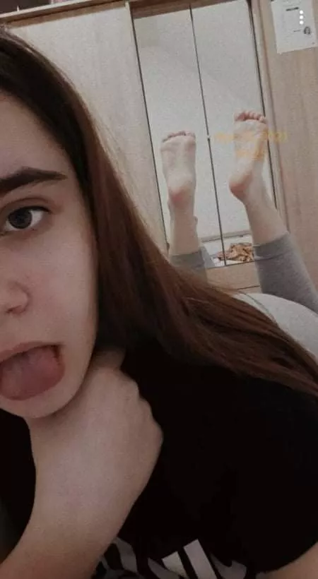 I was realy naughty, can you lick my feets?