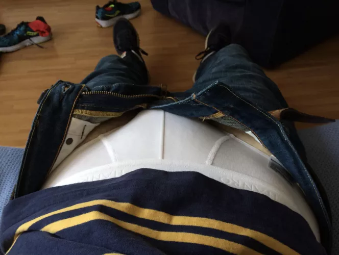 I was this close to not wearing anything under my jeans today, but went for these instead.