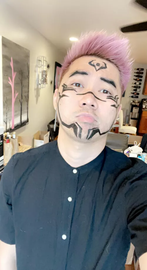 I was Yuji from JJK for Halloween πβ οΈ