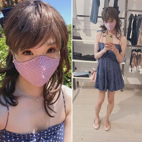 I went out wearing a pretty skimpy dress! 🥰💕