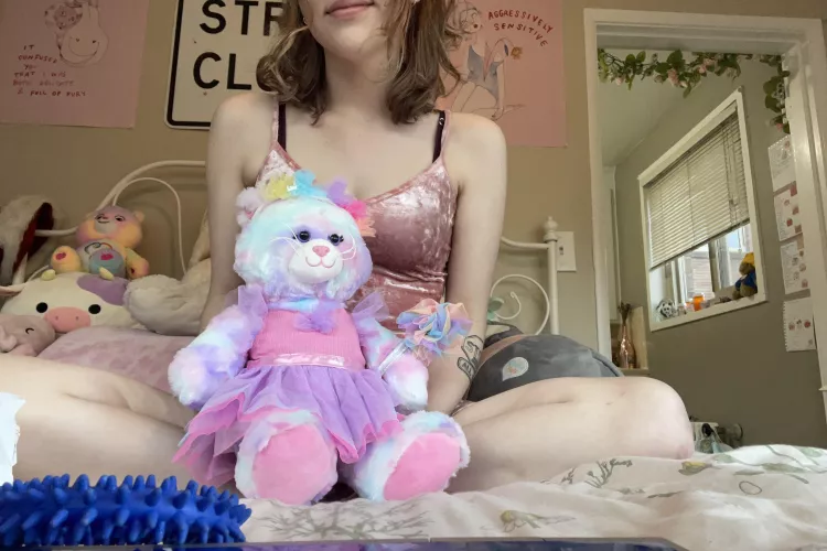 I went to build a bear today <3 this is Stella!