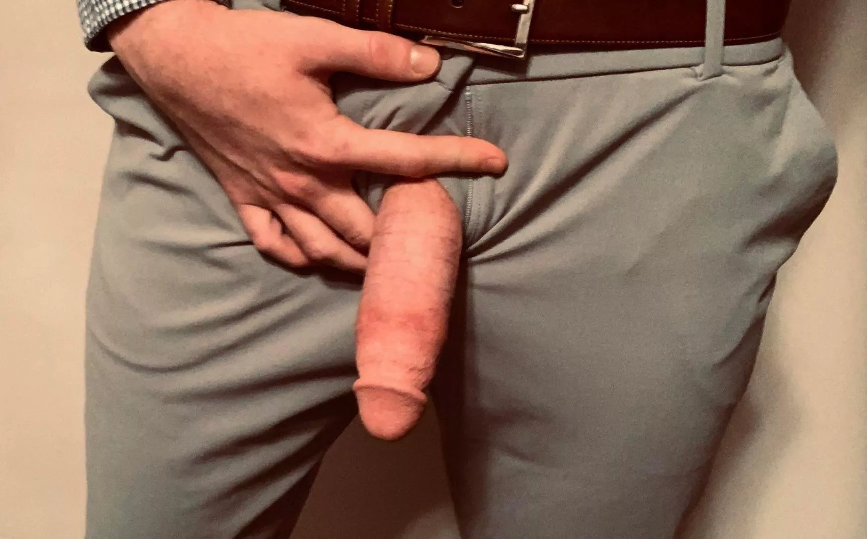 I whip my soft cock out next to you at the urinal. What are you thinking?
