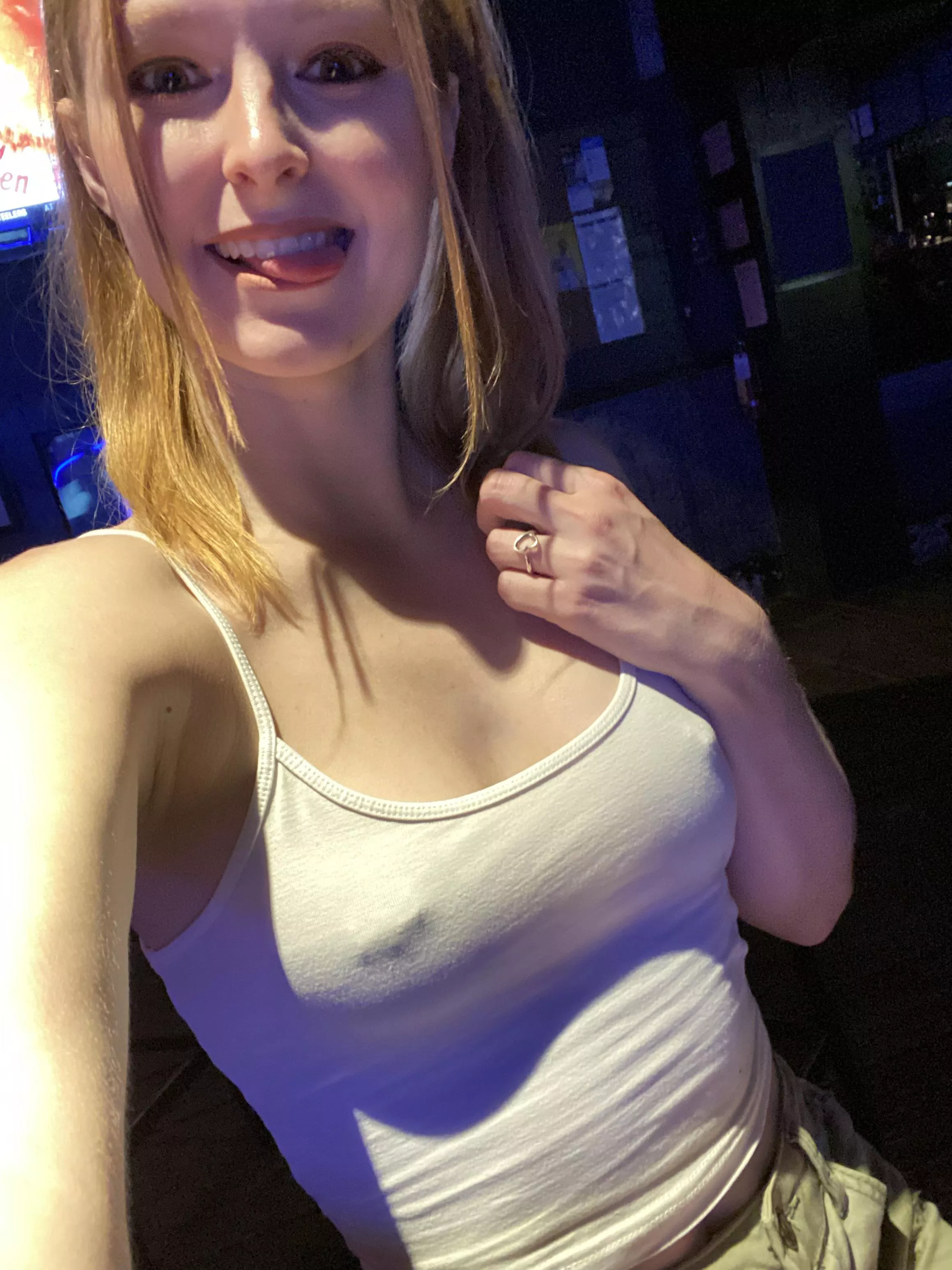 I wish no bras was more acceptable than it is… I wish no bras was more acceptable than it is…