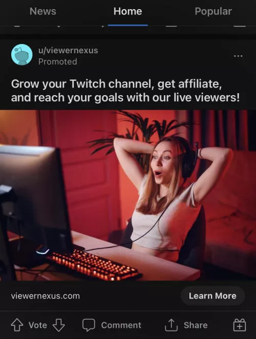 I wonder how many people they attracted and who thought it is a good idea to pay for an ad on Reddit for something like this.