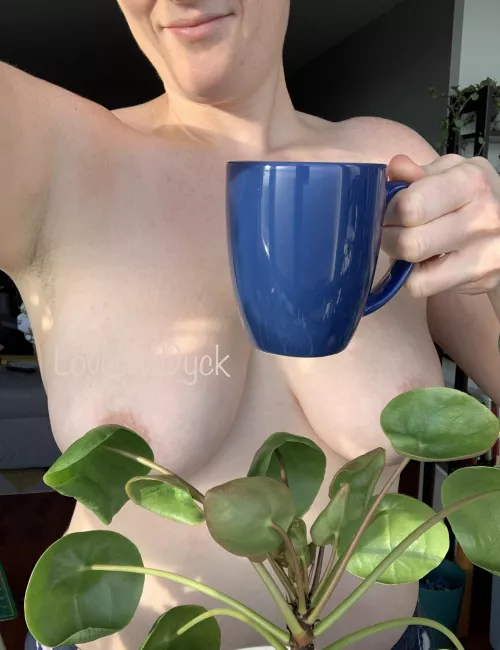 I wonder if my plants like coffee as much as I do