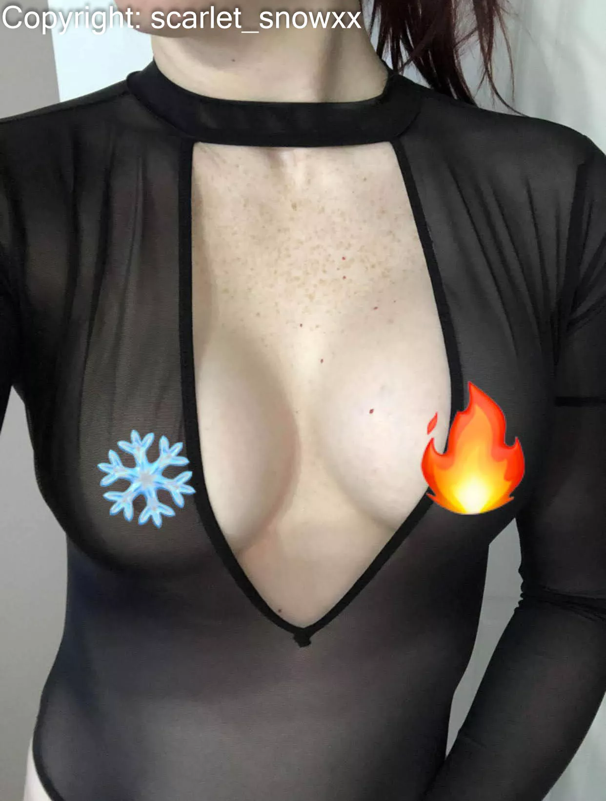 I wore this under my Vest...do you think anyone saw my NIPS