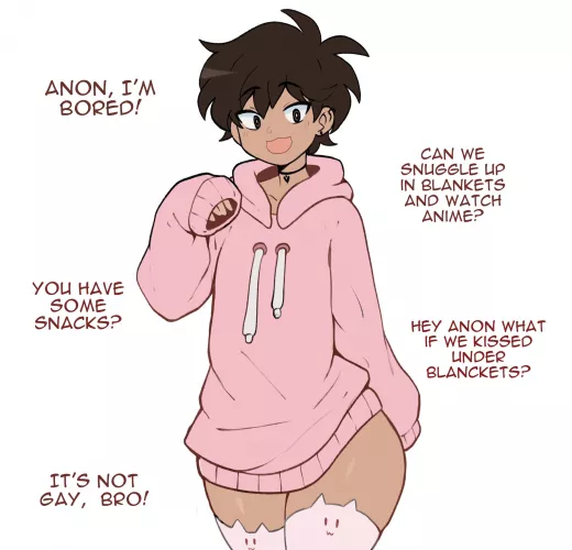 I would love to have a femboy bf like this