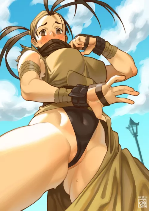 Ibuki Highleg Leotard Blush (Poch4n) [Street Fighter]
