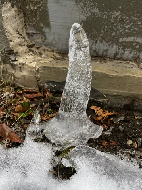 Ice dildo