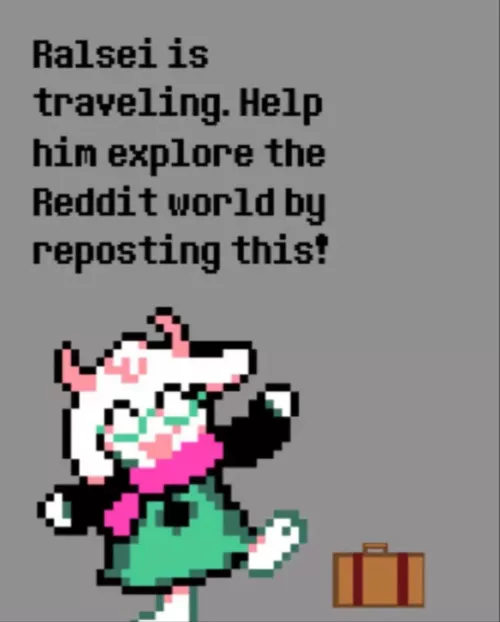 [ i'd like to imagine that i am holding his paw, frantically dragging him along through this subreddit. with devious intentions of course ]