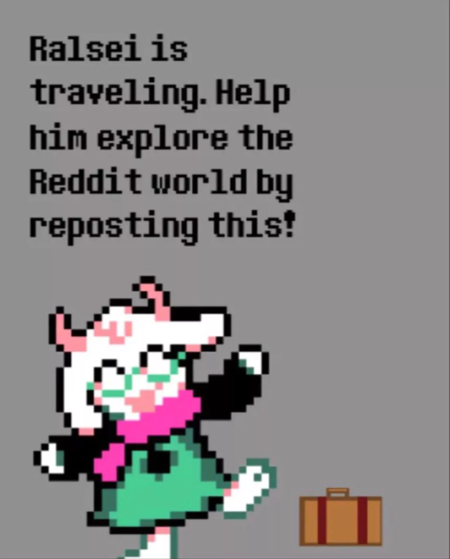 [ i'd like to imagine that i am holding his paw, frantically dragging him along through this subreddit. with devious intentions of course ]