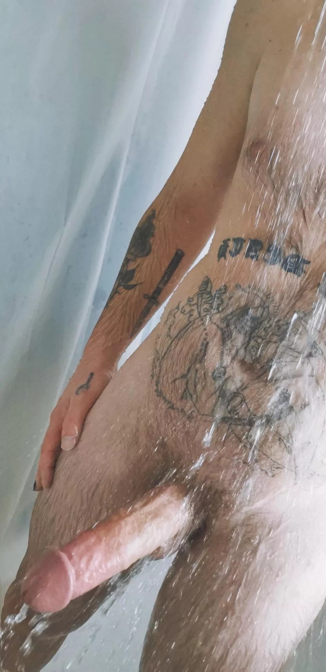 I’d prefer if my cock were wet for a different reason…😏 (OC) I’d prefer if my cock were wet for a different reason…😏 (OC)