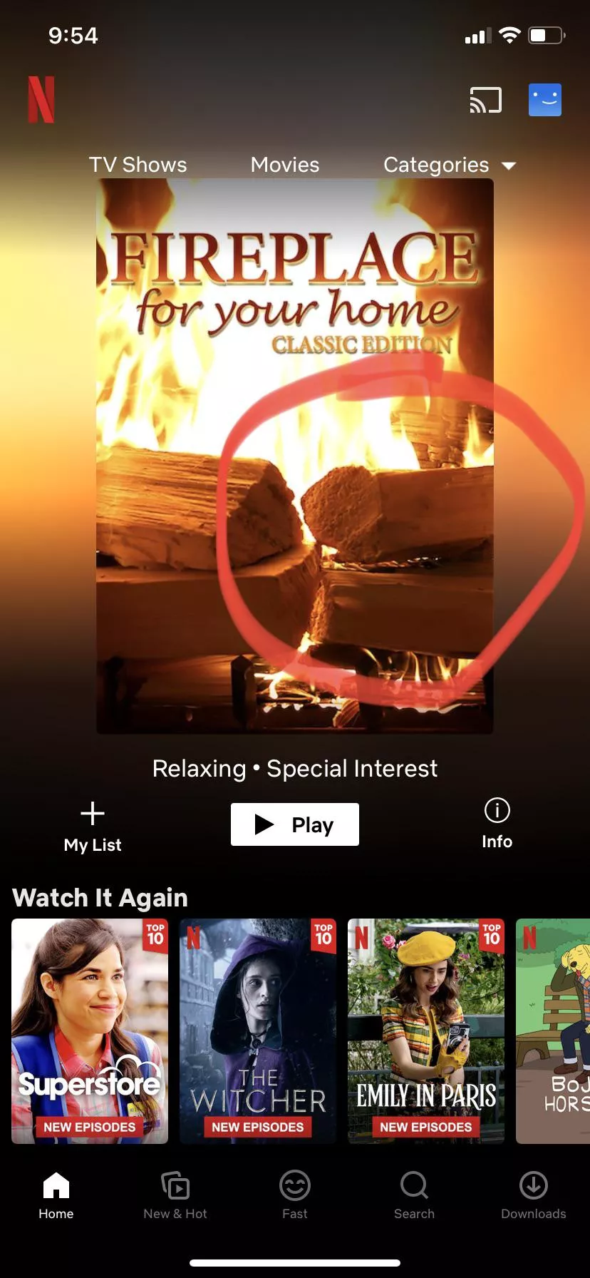 I’d say that’s a “log” on the fire.