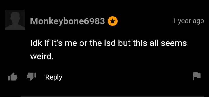 Idk, seemed pretty normal to me