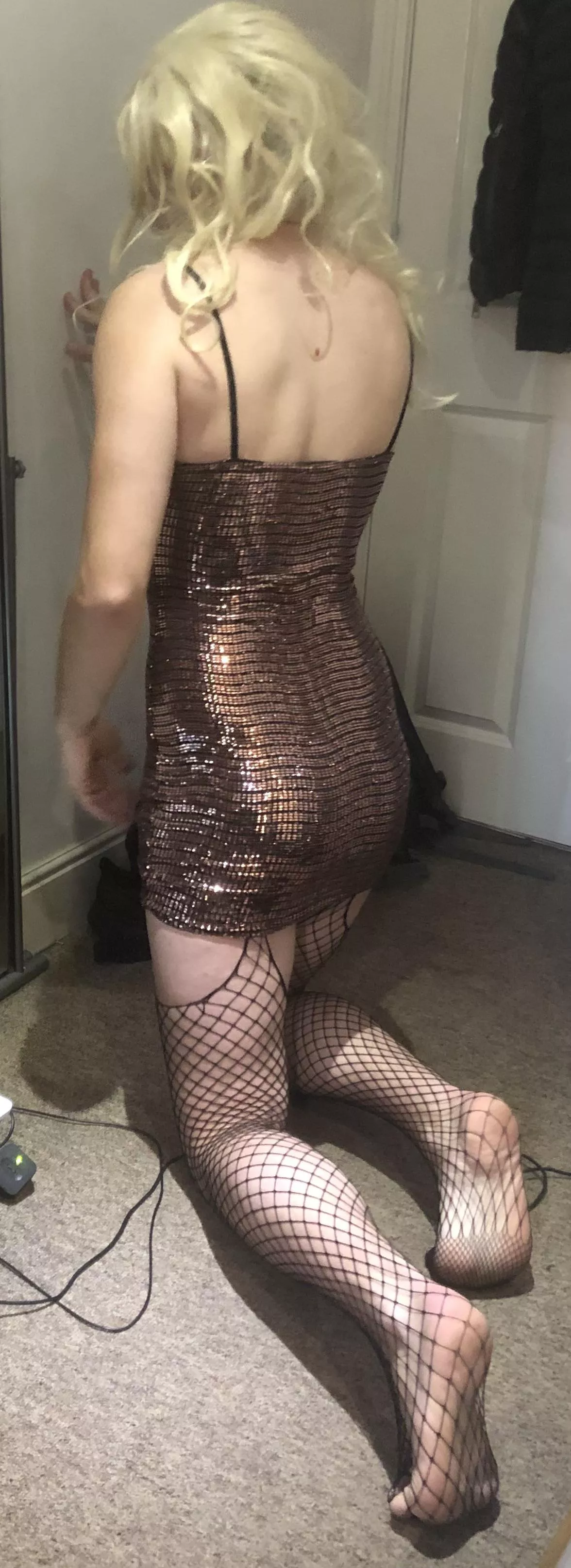 If all is takes is a wig and dress to make you look like this...you should give up on the idea of yo manhood...it’s pathetic 😘😈