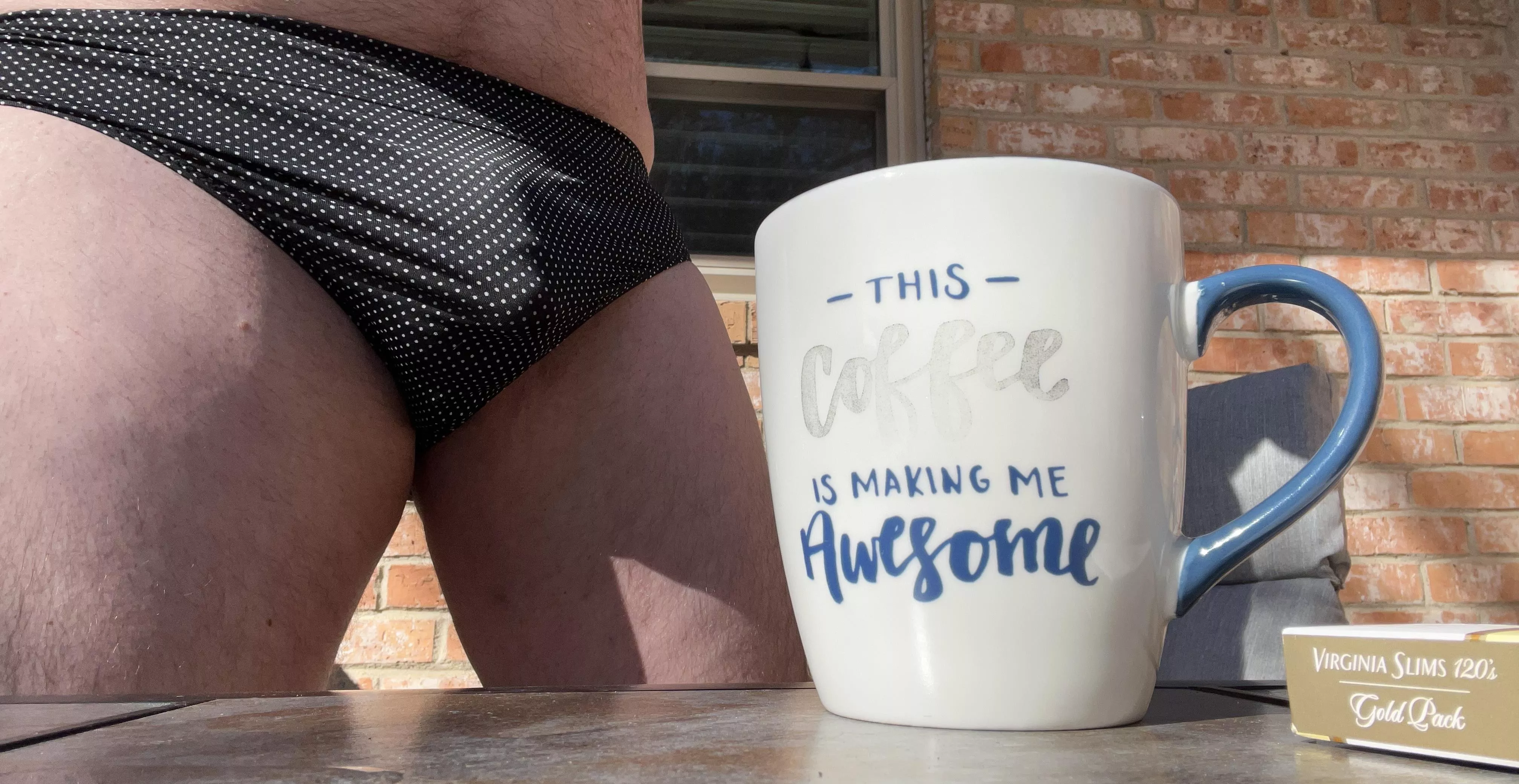 If coffee makes me awesome what do the panties do…? If coffee makes me awesome what do the panties do…?