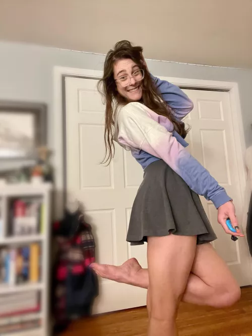 If I bend over, youβre seeing everything