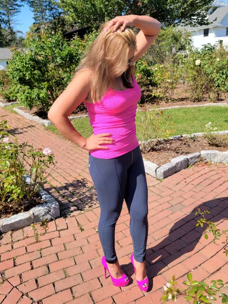 If I ever let my head down it will be just to admire my shoes.