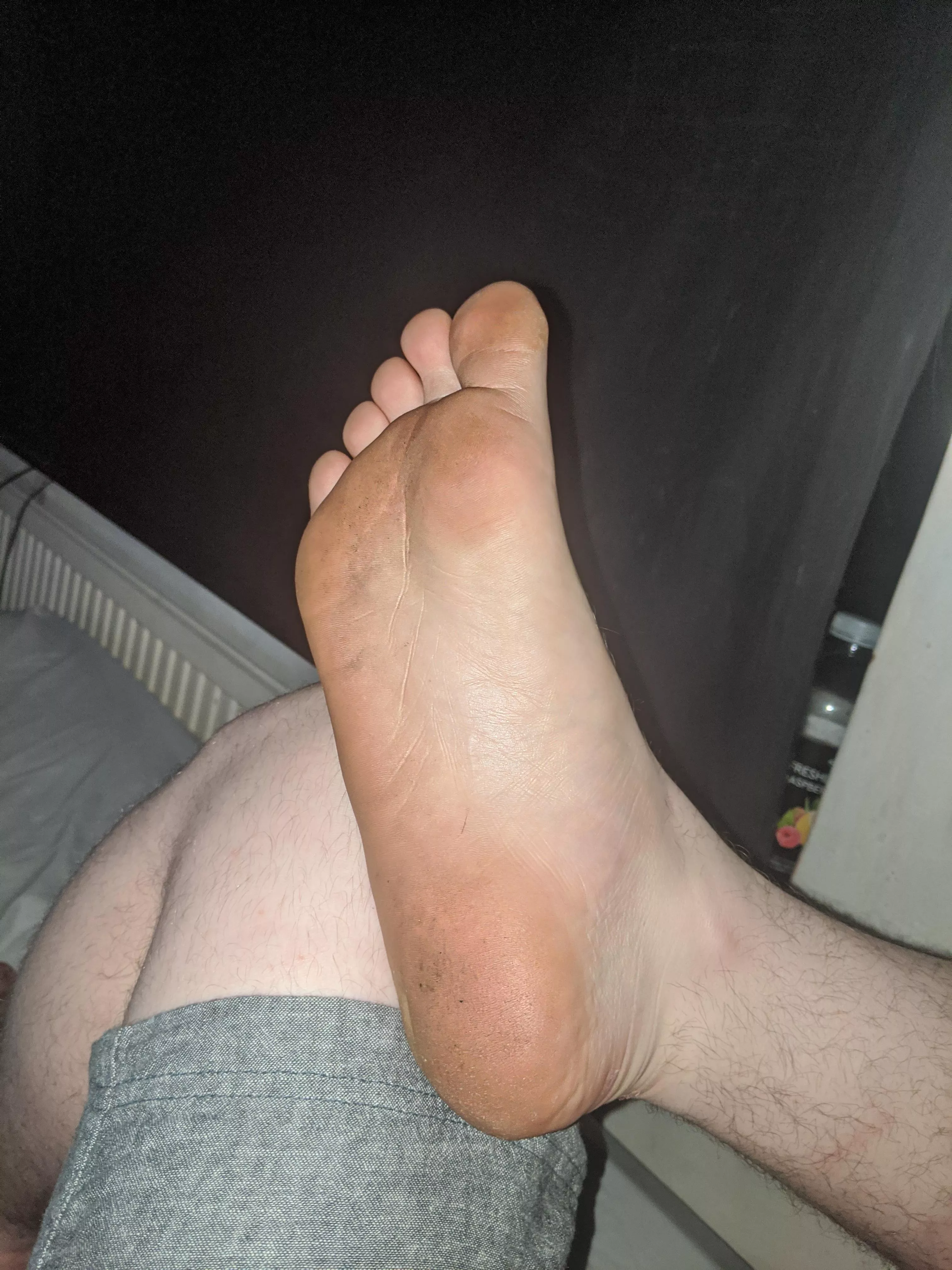 If I told you to lick my feet clean 💦 what u sayin? 😈