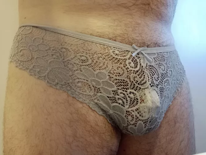 If my wife won't wear sexy panties for me anymore I'll wear them myself - Day 5 locked