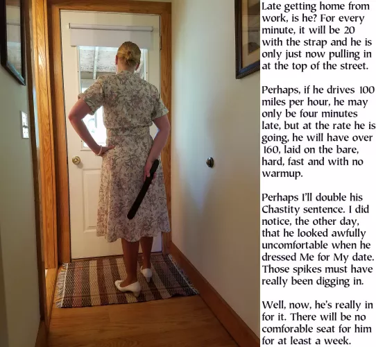 If She is late for Her date tonight, there will be much more.