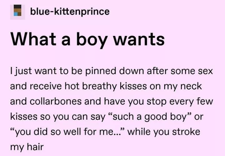 If this is truly what a boy wants, then consider it done 😘