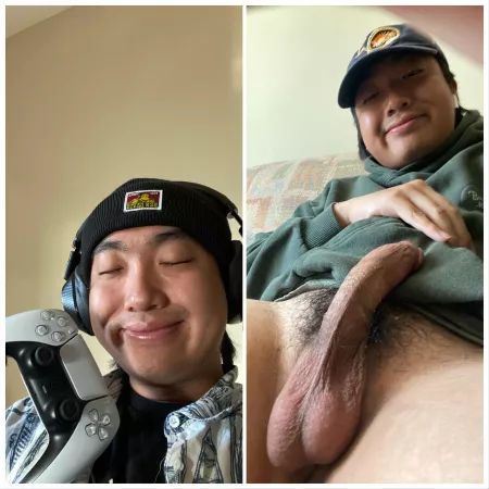 if we win our first match, you can play with my hard cock 😁 [m]