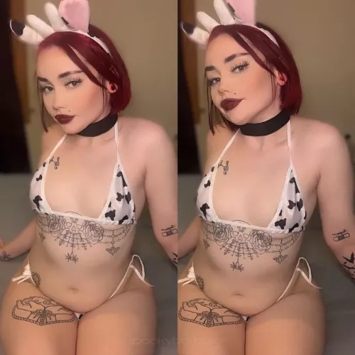 if you noticed me say “moo” <3
