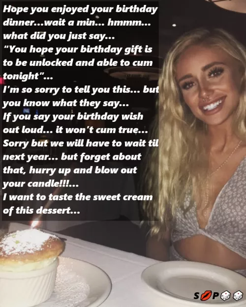 If You Speak Your Wish, Will it Cum True?