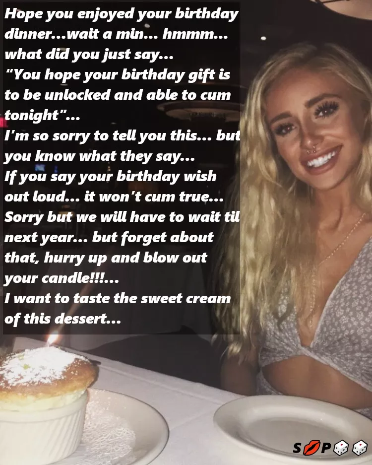 If You Speak Your Wish, Will it Cum True?