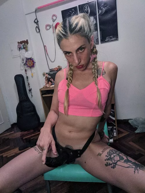 If your baby D is under the 5 inches , i will train your slutty ass till you learn what big things feels inside of your body [domme]